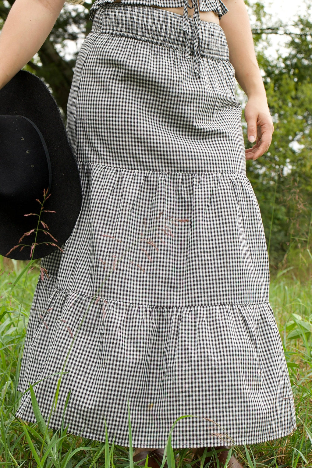 Gingham Skirt