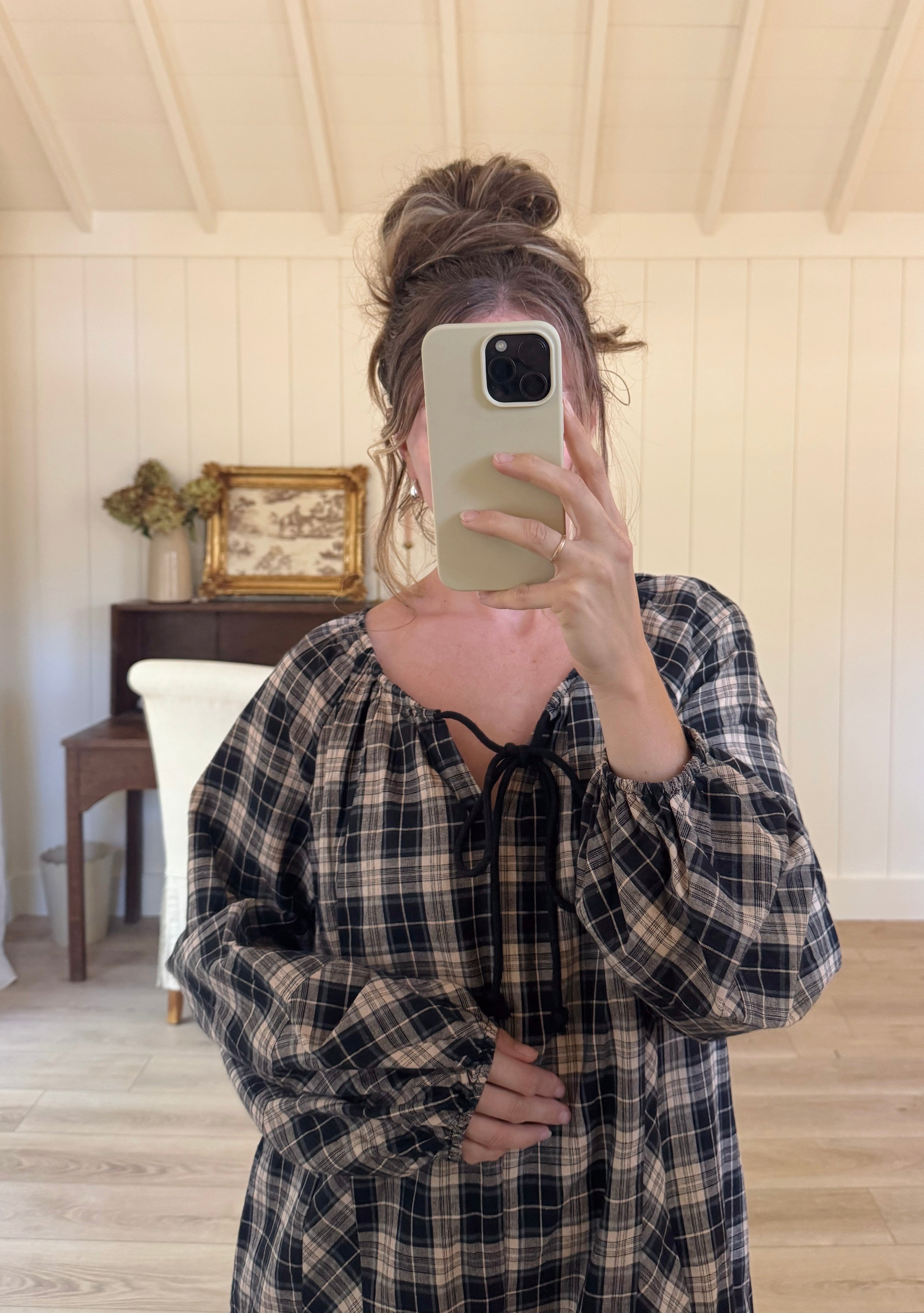 Highland Plaid Romper