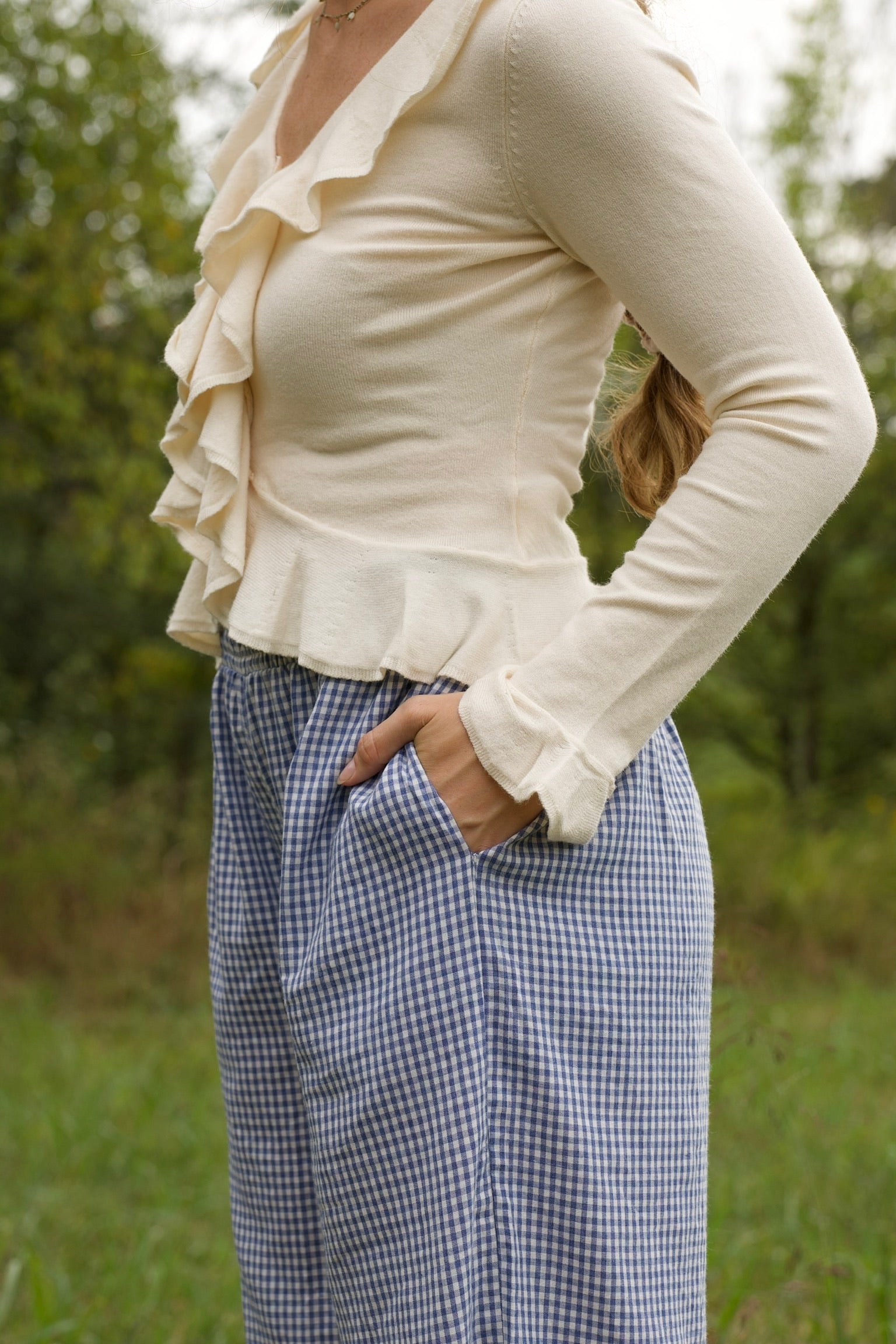 Heirloom Gingham Ruffle Pants