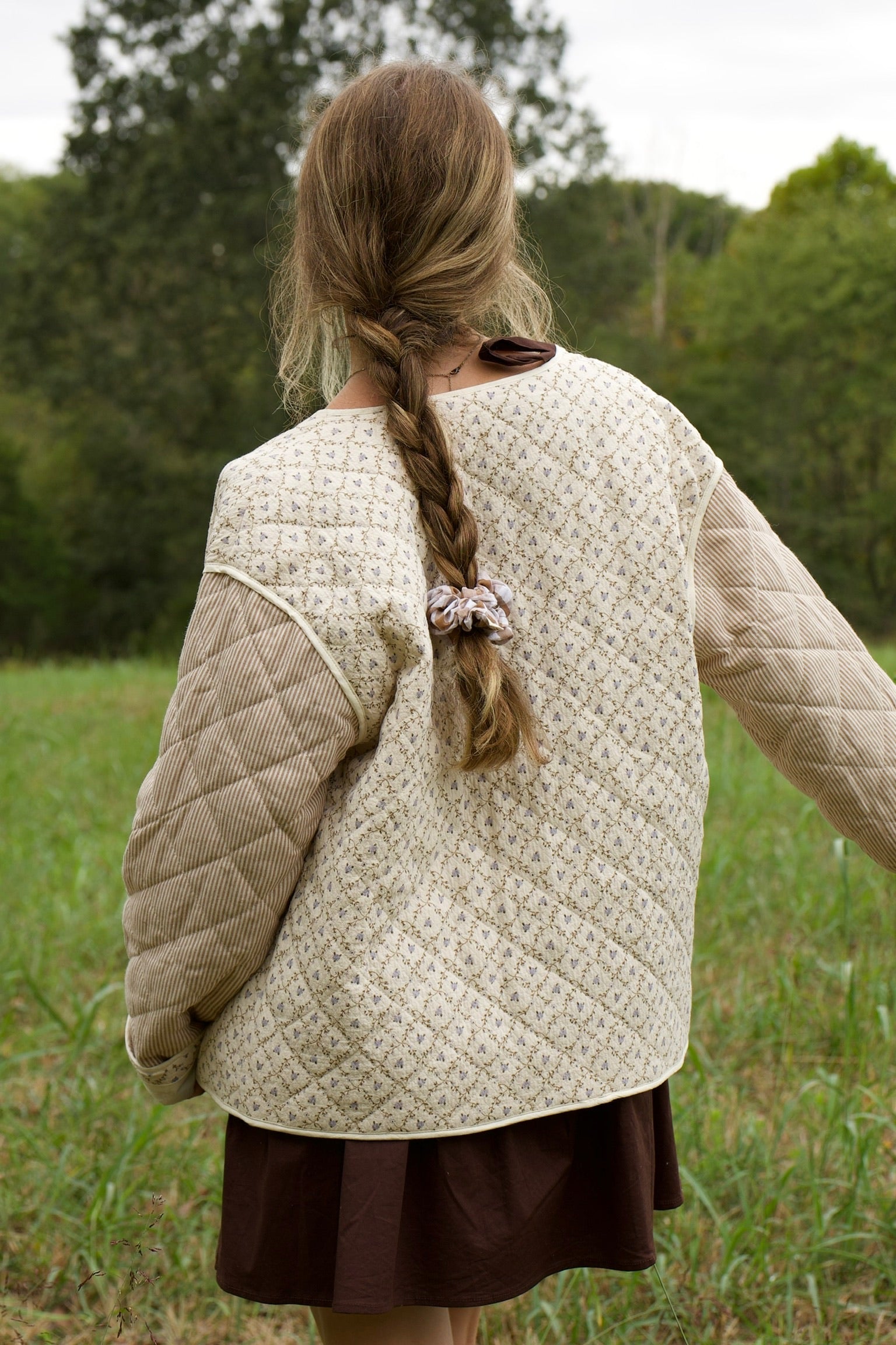 Latte Quilted Coat